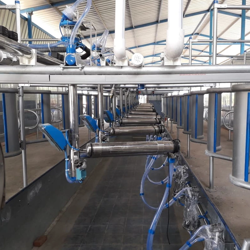 并列式挤奶设备