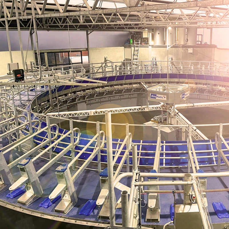 转盘式挤奶设备