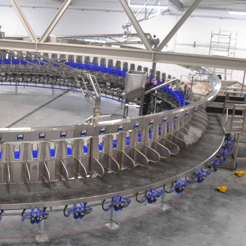 转盘式挤奶设备