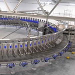 转盘式挤奶设备