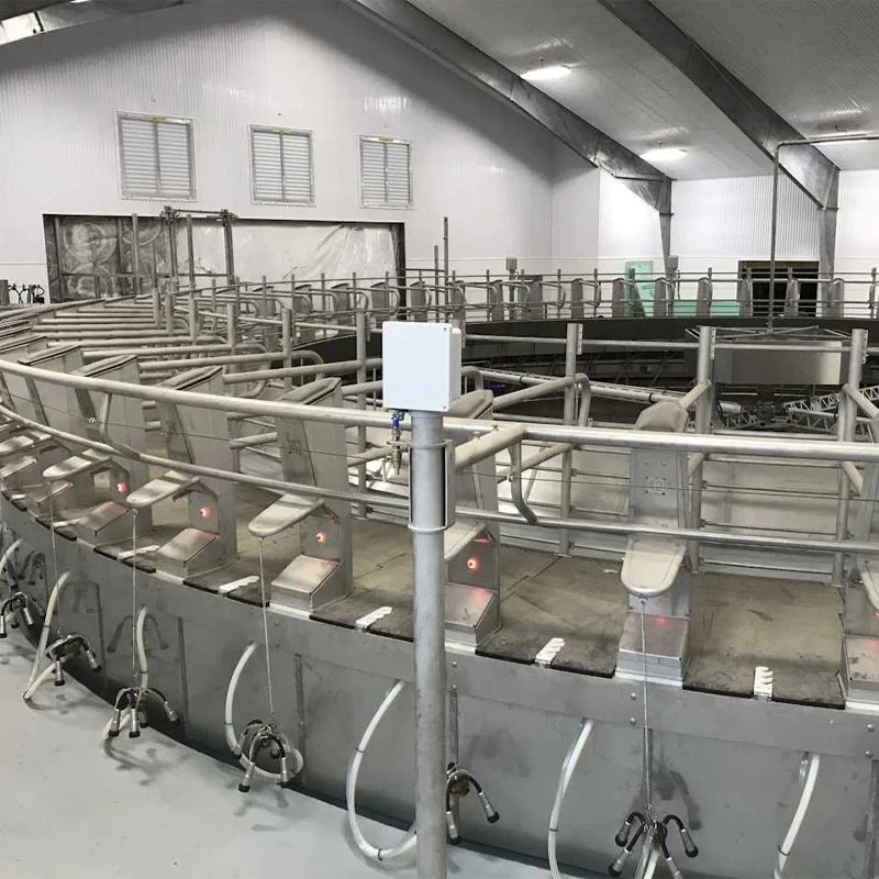 转盘式挤奶设备