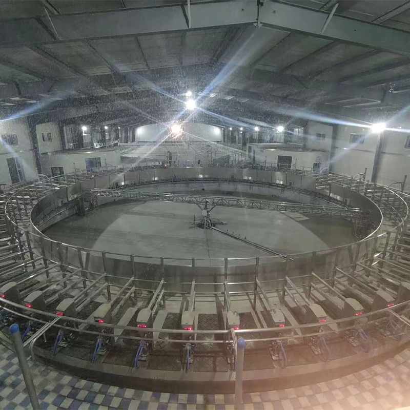 转盘式挤奶设备