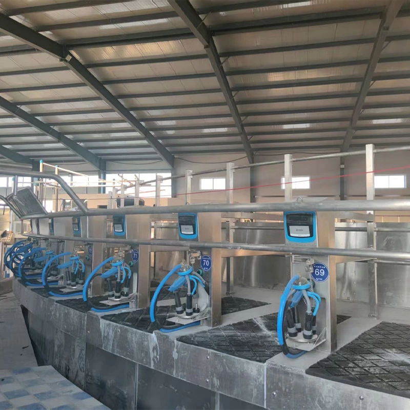 转盘式挤奶设备